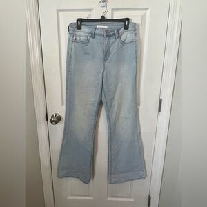 LC Lauren Conrad Light Blue Flare Jeans size 10